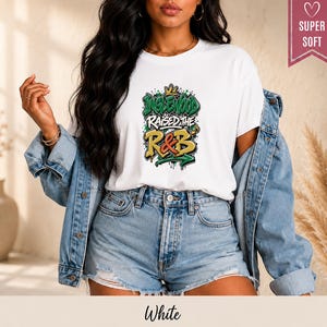 Comfort Colors Los Angeles RnB Concert Shirt, Inglewood Raised on RnB Night Out Tee for Black Women, Grown and Sexy Gift image 3