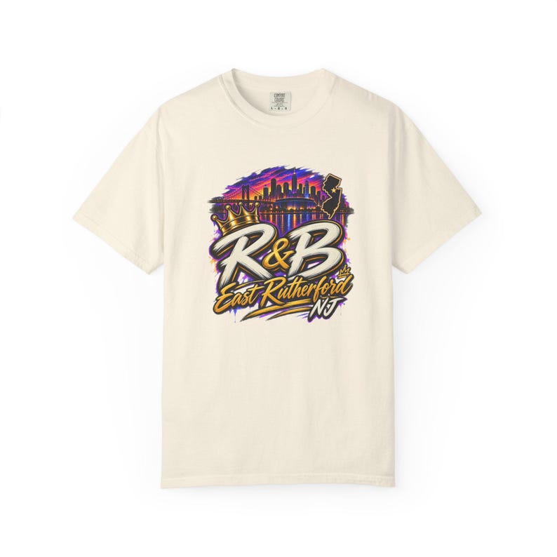 Comfort Colors New York RnB Concert Shirt, East Rutherford 03 Night Out Tee for Black Women, Concert Lover Gift image 4