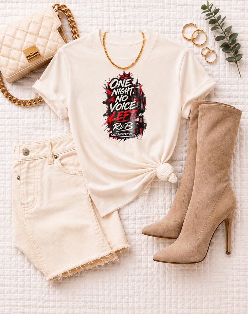 New York R&B Concert Tee for Black Women, Comfort Colors Concert Outfit, Grown and Sexy Tour Shirt, Tri-State Concert Fashion image 2