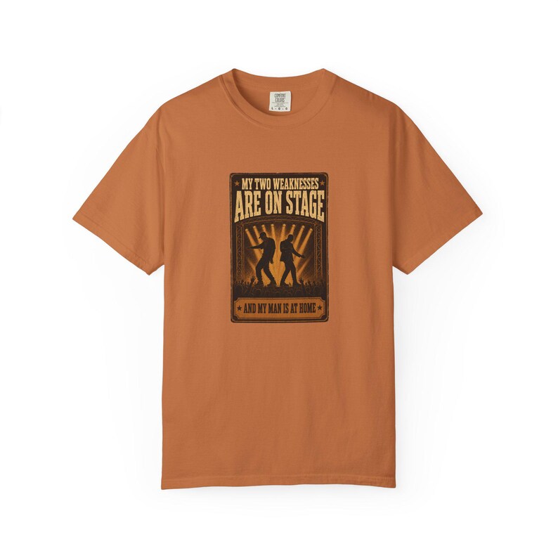 Comfort Colors My Two Weaknesses Are on Stage RnB Concert Shirt, Funny Night Out Tee for Black Women, Concert Lover Gift image 5