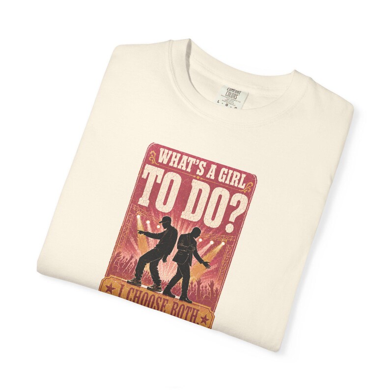 Comfort Colors What's a Girl to Do I Choose Both RnB Concert Shirt, Vintage Night Out Tee for Black Women, Grown and Sexy Gift image 6