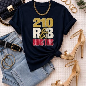 Comfort Colors® San Antonio RandB Concert Shirt, 210 Runs This Night Out Tee for Black Women, Stadium Style image 4