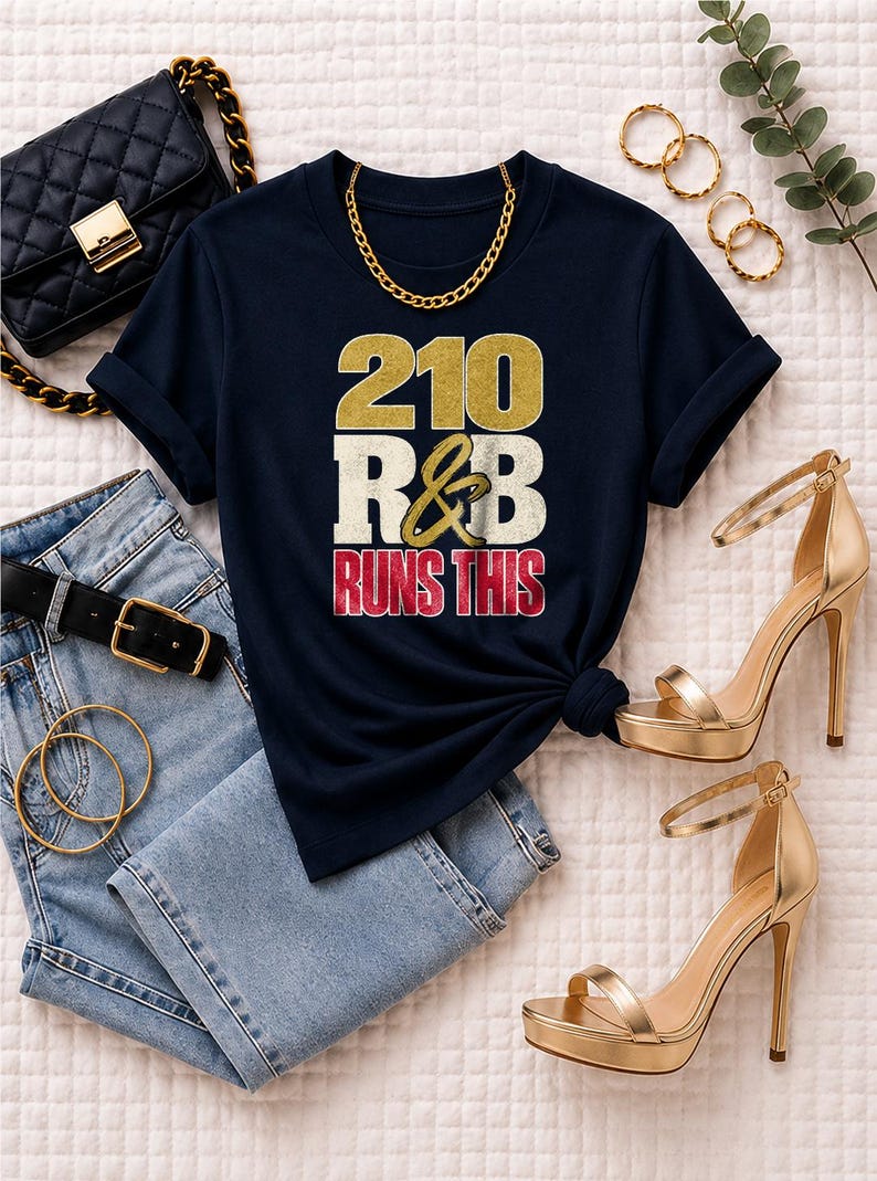 Comfort Colors® San Antonio RandB Concert Shirt, 210 Runs This Night Out Tee for Black Women, Stadium Style image 4