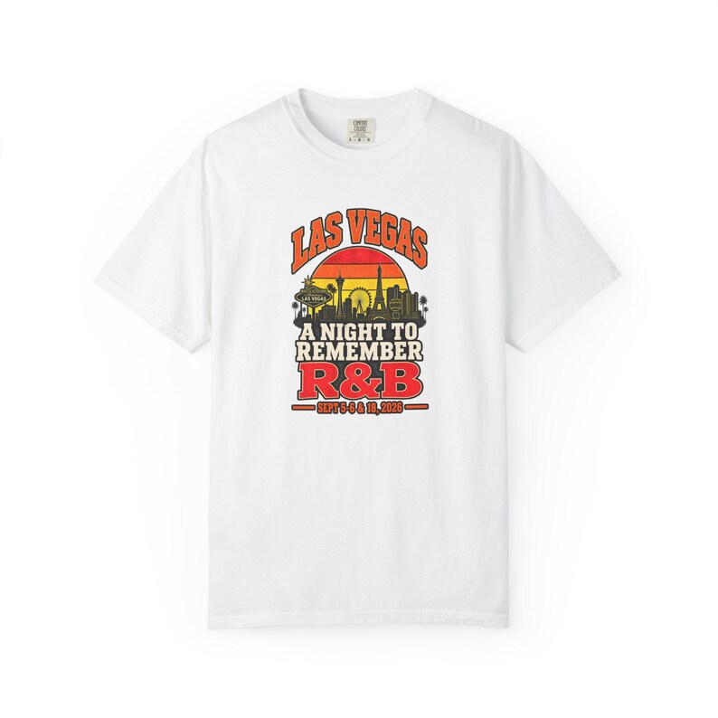 Comfort Colors® Las Vegas RandB Concert Shirt, 702 Night Out Tee for Black Women, Grown and Sexy Stadium Style image 8