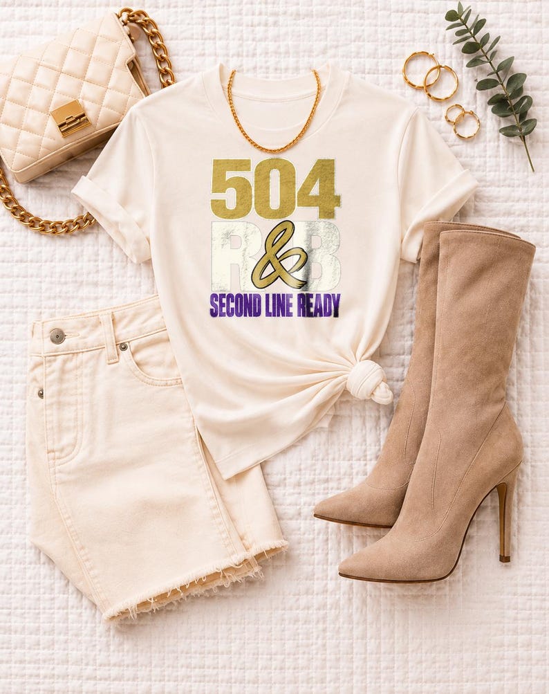 Comfort Colors® New Orleans RandB Concert Shirt, NOLA Night Out Tee for Black Women, Grown and Sexy Stadium Style image 9
