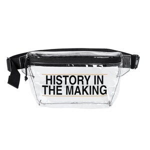Histoire en devenir | Ceinture Concert | Sac transparent Stadium Approved Femme 2026 | Sac banane Stadium transparent image 3