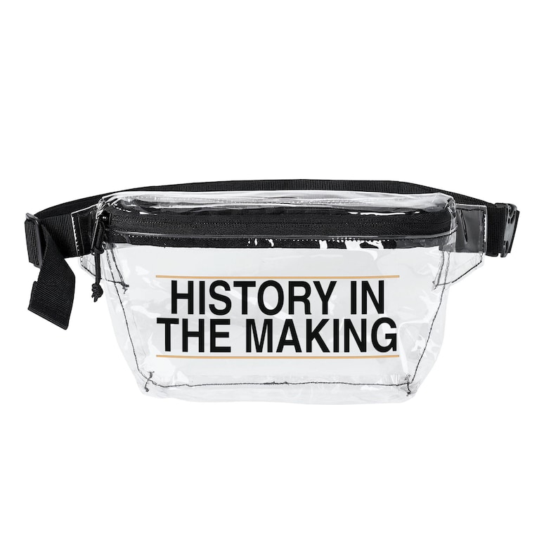Histoire en devenir | Ceinture Concert | Sac transparent Stadium Approved Femme 2026 | Sac banane Stadium transparent image 3