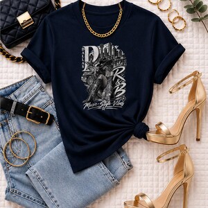 Dallas R&B Concert Tee for Black Women, Comfort Colors Concert Outfit, Grown and Sexy Tour Shirt, Dfw Concert Fashion image 7