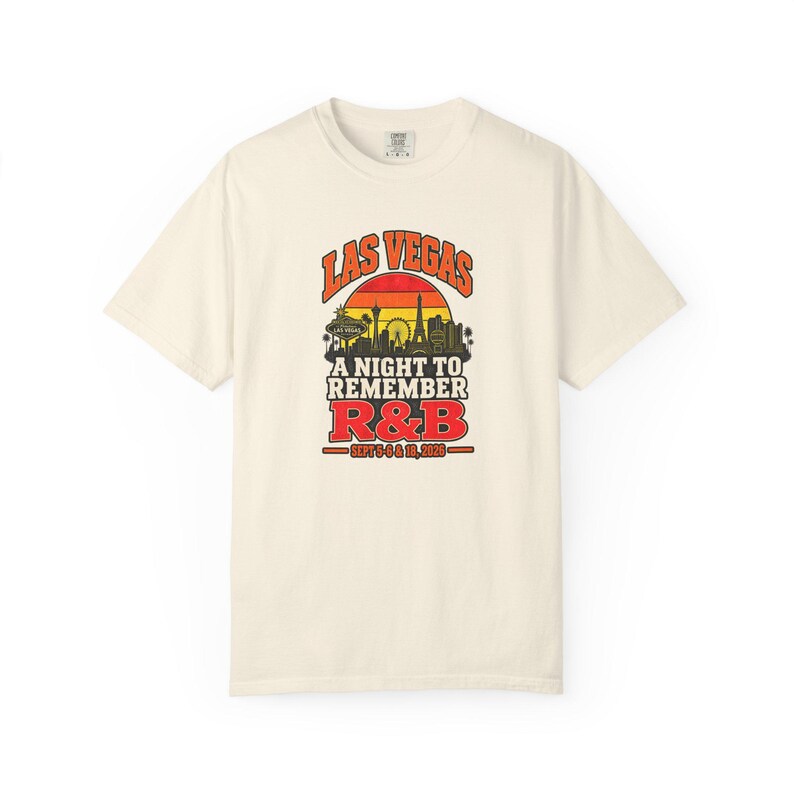 Comfort Colors® Las Vegas RandB Concert Shirt, 702 Night Out Tee for Black Women, Grown and Sexy Stadium Style image 6