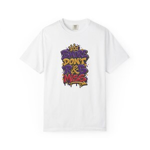 Bmore Don't Rnb Miss | T-shirt épais teint en pièce | T-shirt de spectacle R&B pour femme image 2