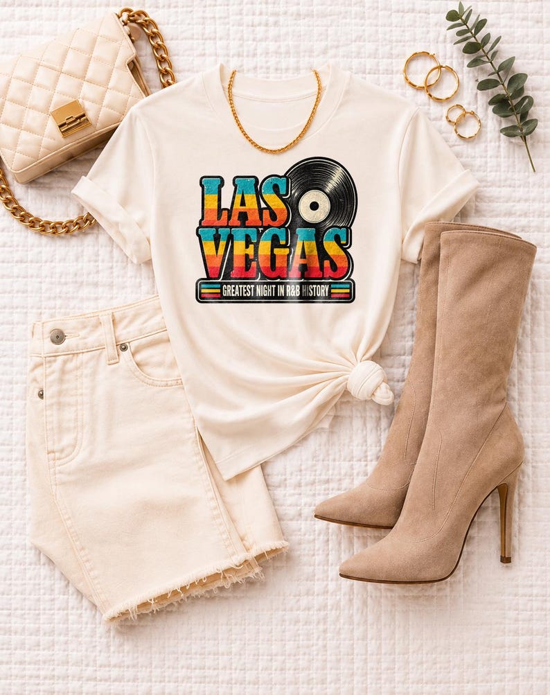 Comfort Colors® Las Vegas RandB Concert Shirt, Greatest Night in 702 History, Night Out Tee for Black Women image 8