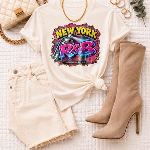 Comfort Colors® New York RandB Concert Shirt, East Rutherford NJ Night Out Tee for Black Women, Grown and Sexy Gift image 6