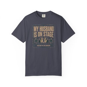 Comfort Colors My Husband Is on Stage RnB Concert Shirt, Funny Night Out Tee for Black Women, Music Lover Gift image 7