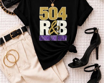 Comfort Colors® New Orleans RandB Concert Shirt, NOLA Night Out Tee for Black Women, Grown and Sexy Stadium Style