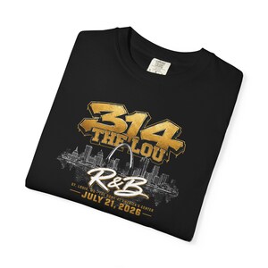 The Lou 314 | Vintage R&B Concert Graphic Tee | RnB Concert Tshirt image 5