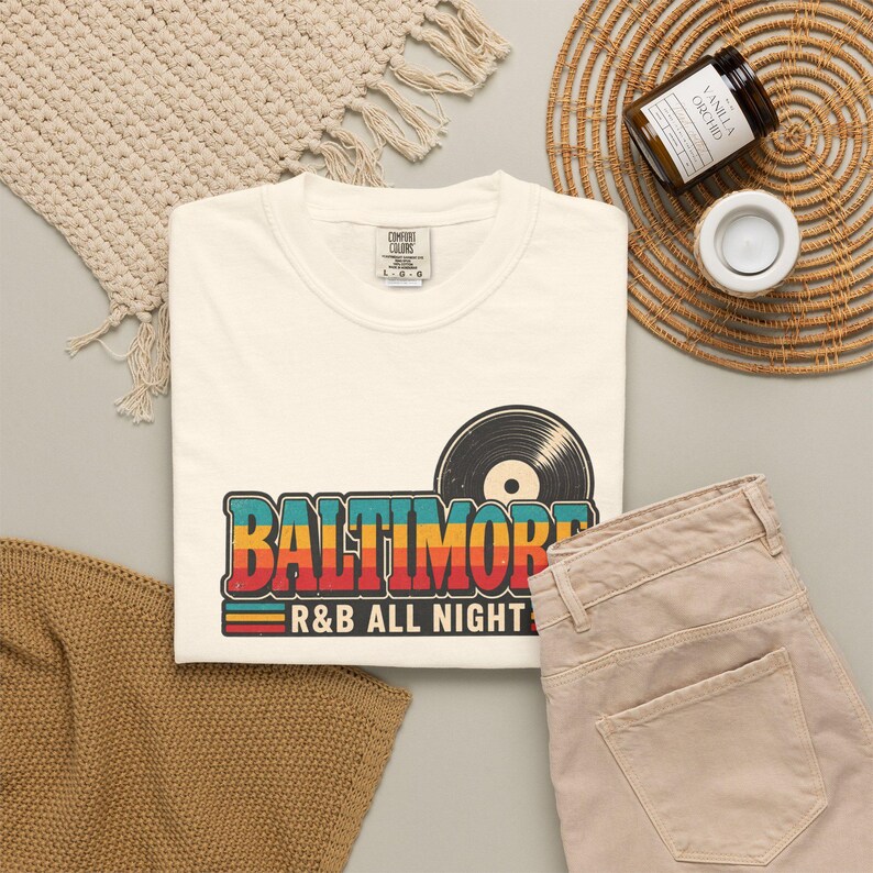 Camiseta Comfort Colors para concierto de R&B en Baltimore, camiseta Bmore All Night Out para mujeres negras, regalo para adultos y sexys. imagen 5