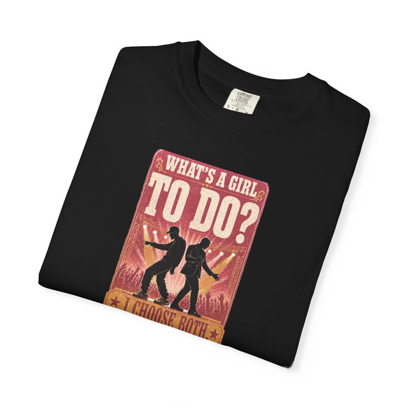 Comfort Colors What's a Girl to Do I Choose Both RnB Concert Shirt, Vintage Night Out Tee for Black Women, Grown and Sexy Gift image 7