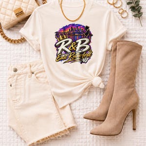 Comfort Colors New York RnB Concert Shirt, East Rutherford 03 Night Out Tee for Black Women, Concert Lover Gift image 9