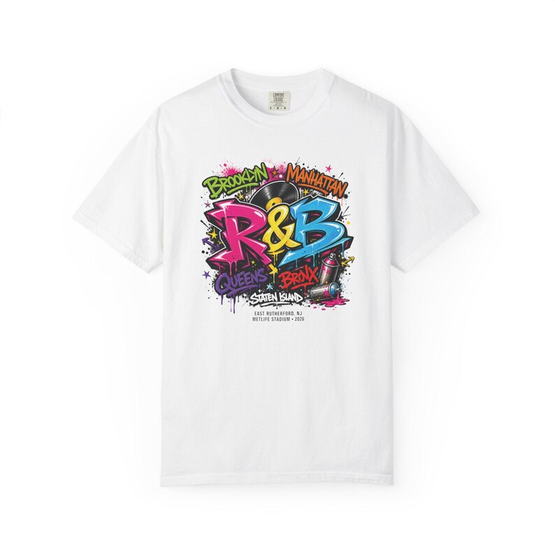 Camiseta Comfort Colors para conciertos de R&B en Nueva York, camiseta para salir de noche en Brooklyn, Manhattan, Queens y Bronx para mujeres negras, regalo para adultos y sexys. imagen 2