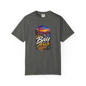 Bay Area San Francisco Oakland San Jose | Garment Dyed Heavyweight Tee | Music Lover Gift Women image 7