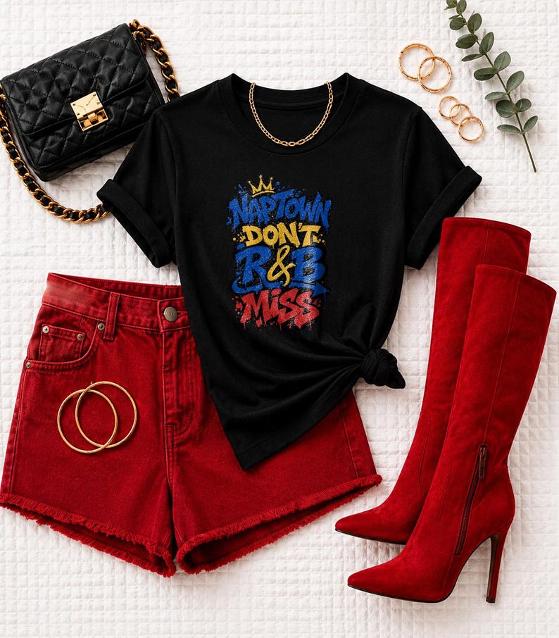 Comfort Colors® Indianapolis RandB Concert Shirt, Naptown Don't Miss Night Out Tee for Black Women, Grown and Sexy Gift image 3