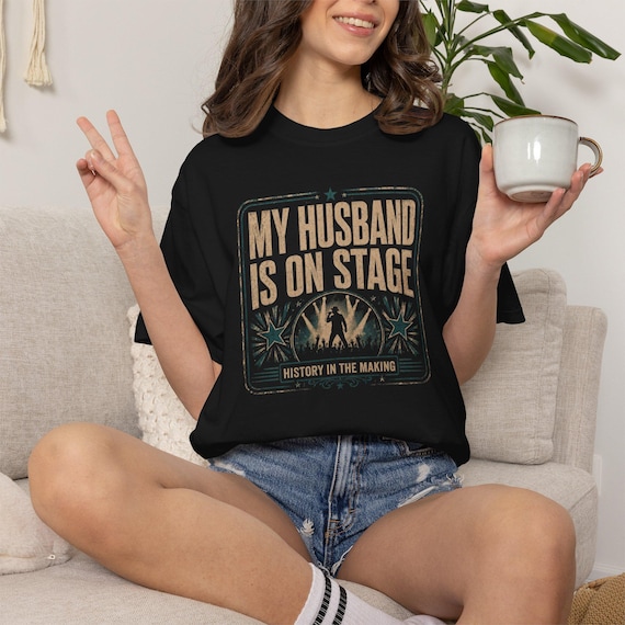 My Husband Is On Stage Tee - R&B Tour 2026