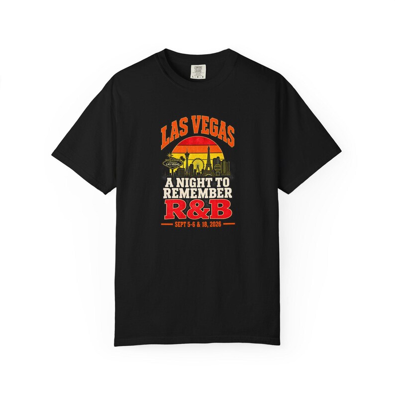 Comfort Colors® Las Vegas RandB Concert Shirt, 702 Night Out Tee for Black Women, Grown and Sexy Stadium Style image 9