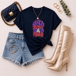 Comfort Colors® Columbia SC RandB Concert Shirt, Midlands Night Out Graphic Tee for Black Women, Stadium Style image 1