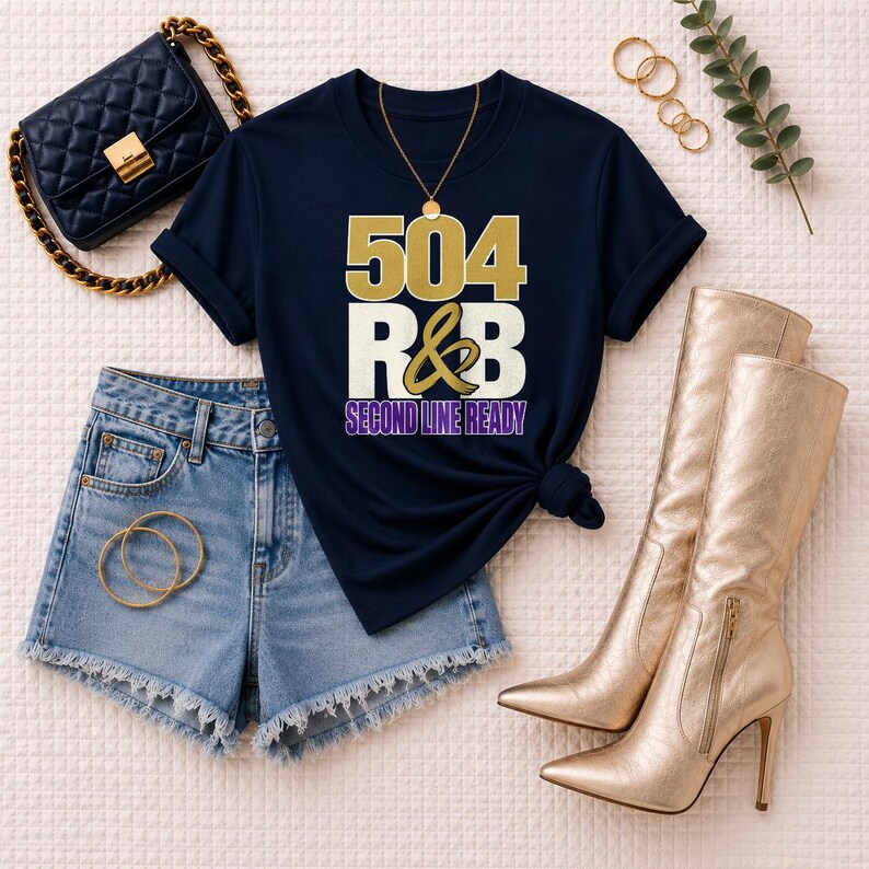 Comfort Colors® New Orleans RandB Concert Shirt, NOLA Night Out Tee for Black Women, Grown and Sexy Stadium Style image 7