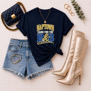 Comfort Colors® Indianapolis RandB Concert Shirt, Naptown Night Out Graphic Tee for Black Women, Music Lover Gift image 7