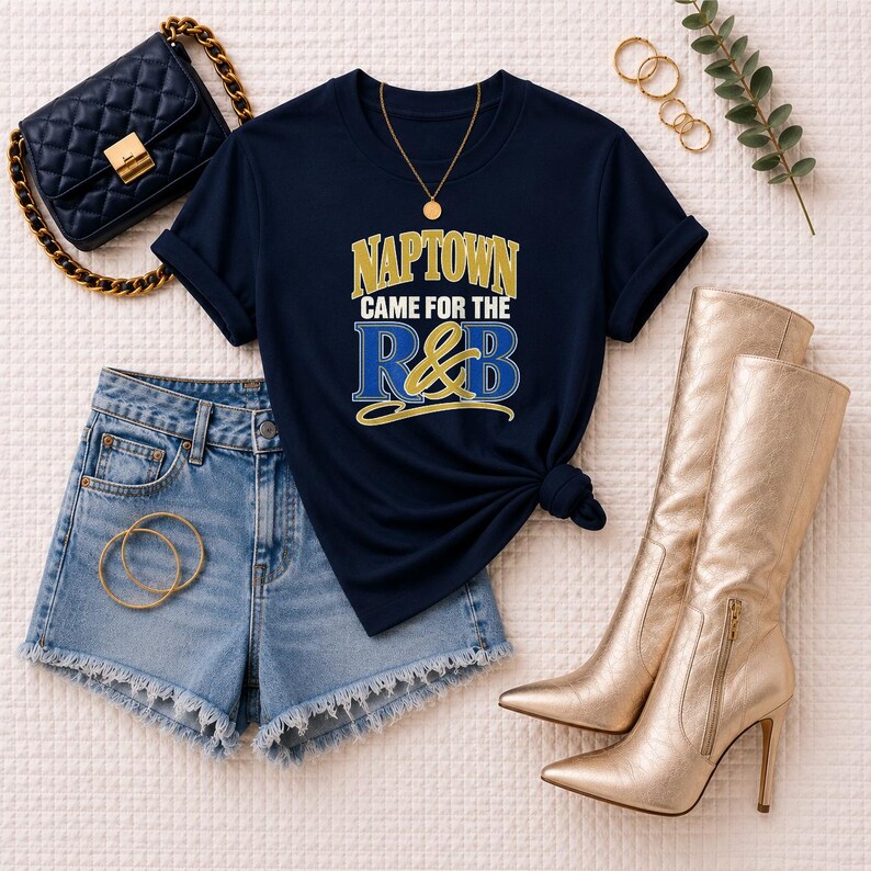 Comfort Colors® Indianapolis RandB Concert Shirt, Naptown Night Out Graphic Tee for Black Women, Music Lover Gift image 7