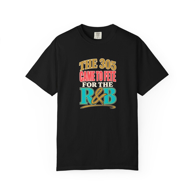Maglietta Comfort Colors® Miami RandB Concert, 305 Night Out Tee per donne di colore, stile da stadio elegante e sensuale immagine 6
