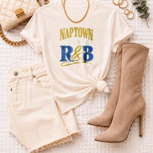 Comfort Colors® Indianapolis RandB Concert Shirt, Naptown Night Out Graphic Tee for Black Women, Music Lover Gift image 8