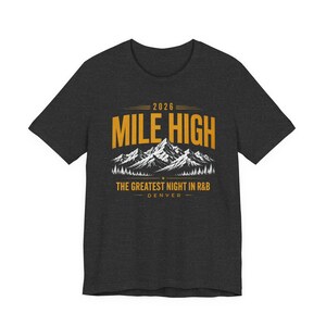 マイルハイ・デンバー 2026 ヴィンテージミュージックグラフィックTシャツ 画像 10