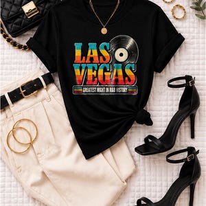 Comfort Colors® Las Vegas RandB Concert Shirt, Greatest Night in 702 History, Night Out Tee for Black Women image 3