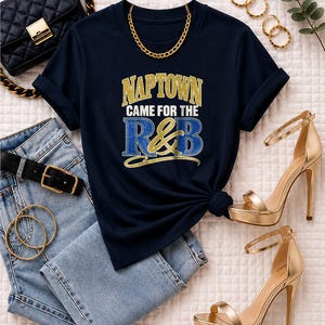 Comfort Colors® Indianapolis RandB Concert Shirt, Naptown Night Out Graphic Tee for Black Women, Music Lover Gift image 5
