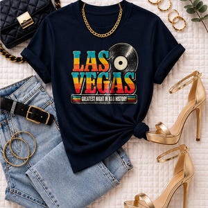 Comfort Colors® Las Vegas RandB Concert Shirt, Greatest Night in 702 History, Night Out Tee for Black Women image 6