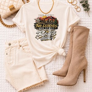 Comfort Colors El Paso RnB Concert Shirt, Two Legends One Stage Night Out Tee for Black Women, Stadium Style Gift image 6
