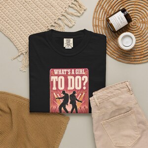 Comfort Colors What's a Girl to Do I Choose Both RnB Concert Shirt, Vintage Night Out Tee for Black Women, Grown and Sexy Gift image 8