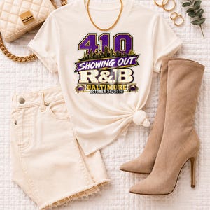 Comfort Colors® Baltimore RandB Concert Shirt, Bmore Night Out Tee for Black Women, Grown and Sexy Stadium Style image 6