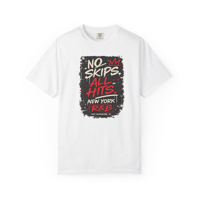 New York-No Skips All Hits, RnB Concert Tee for Black Women, Comfort Colors Tour Shirt, Tri-State Concert Fashion image 5