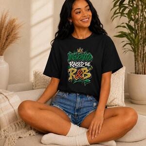 Comfort Colors Los Angeles RnB Concert Shirt, Inglewood Raised on RnB Night Out Tee for Black Women, Grown and Sexy Gift image 14