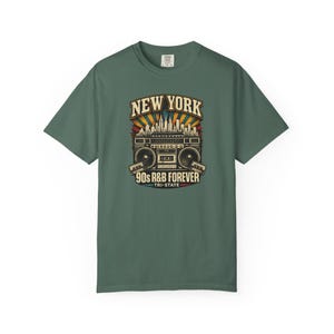 T-shirt New York années 90 R&B Forever Tri State | T-shirt épais teint en pièce | T-shirt de concert R&B image 5