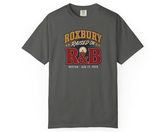 Comfort Colors Boston RnB Concert Shirt, Roxbury Night Out Tee for Black Women, Concert Lover Gift