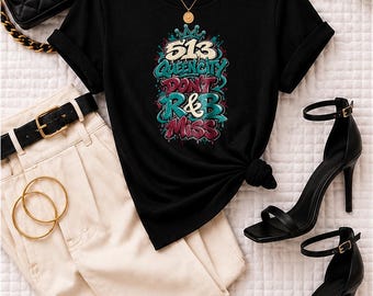 Cincinnati R&B Concert Tee for Black Women, Comfort Colors Concert Outfit, Grown and Sexy Tour Shirt, The 513 Concert Fashion