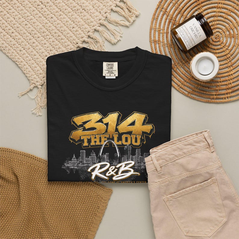 The Lou 314 | Vintage R&B Concert Graphic Tee | RnB Concert Tshirt image 6