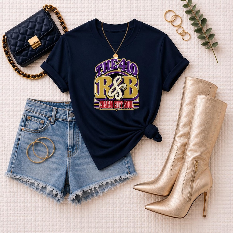 Comfort Colors ニューオーリンズ R&B コンサート シャツ、504 クレセントシティ ソウル ナイトアウト Tシャツ（黒人女性向け）、音楽好きへのギフト 画像 7