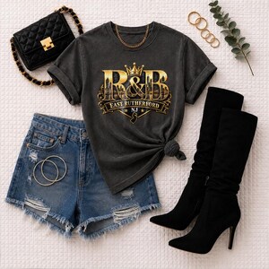 Comfort Colors New York RnB Concert Shirt, East Rutherford NJ Night Out Graphic Tee for Black Women, Music Lover Gift image 10