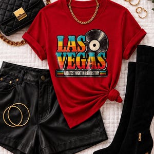 Comfort Colors® Las Vegas RandB Concert Shirt, Greatest Night in 702 History, Night Out Tee for Black Women image 9