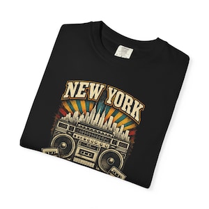T-shirt New York années 90 R&B Forever Tri State | T-shirt épais teint en pièce | T-shirt de concert R&B image 7